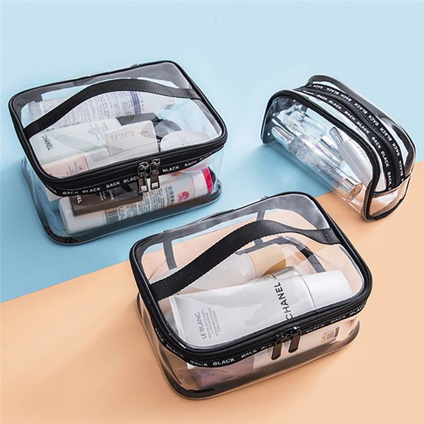 

cosmetic bags cases 5pcs/set pvc cosmetic bag waterproof women make up case travel clear makeup beauty wash organizer bath toiletry u3 23080