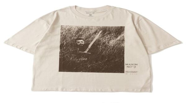 

21fw europe men women sword po print vintage t shirt fashion tee spring summer skateboard streetwear tshirt37401365608467, White;black