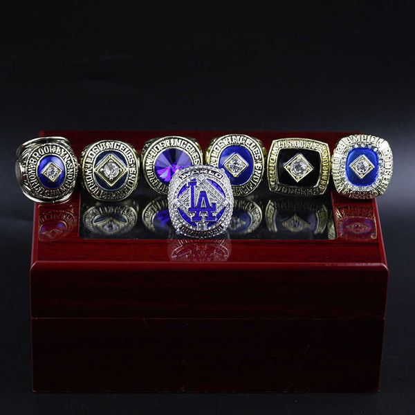 

7 los angeles dodge mlb world series championship rings set, Silver