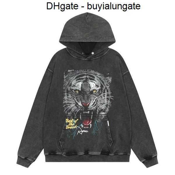 

mens hoodies sweatshirts designer letter men's niche tide brand wild high street casual american loose couple hooded sweater coat cloth, Black