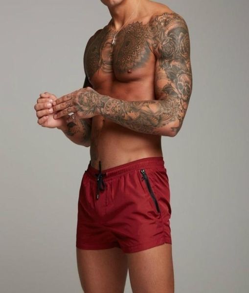 

mens gym fitness shorts bodybuilding jogging workout male short pants sport run breathable quick drying mesh sweatpants1362876, White;black