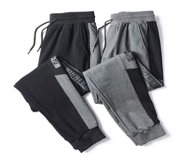 

men039s pants mens sweatpants autumn winter man harem fitness bodybuilding joggers workout trousers men casual cotton pencil ho8784166, Black