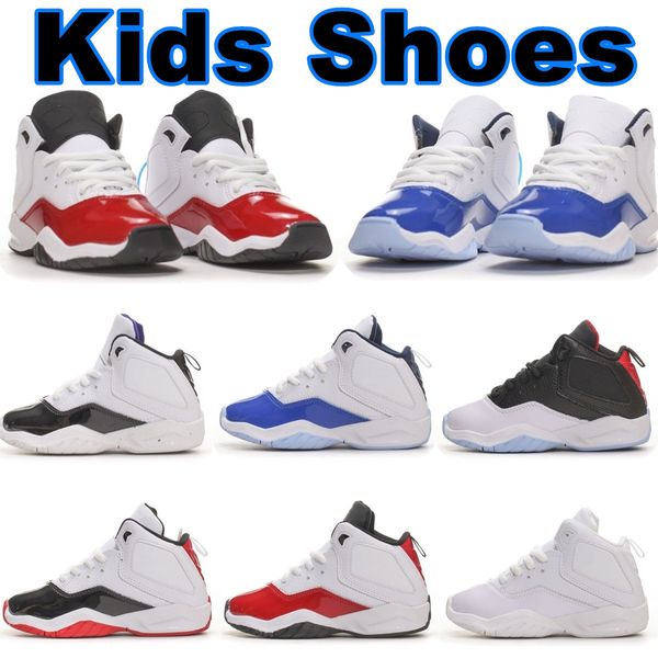 

kids designer shoes toddlers jumpman 12.5s cherry sneakers baby basketball boys girls trainers infants children youth kid sports shoe, Black