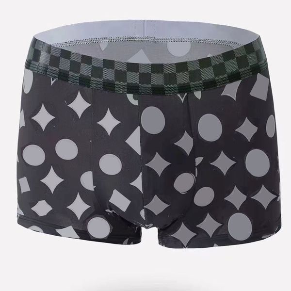 

mens underwear boxer shorts modal underpant male ceuca boxers underpants breathable mesh man underwears -3xl, Black;white