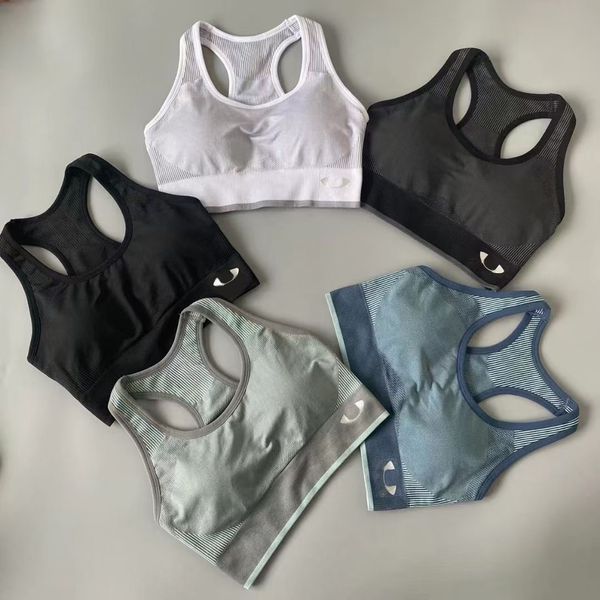 

summer white women tees crop embroidery shoulder sports tanks casual sleeveless backless shirts luxury designer solid color vest, Black;white