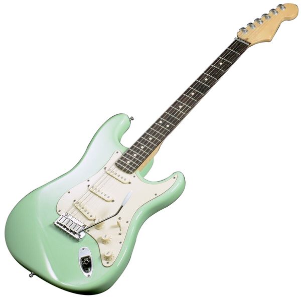 

jeff beck st noiseless surf green 2011 electric guitar
