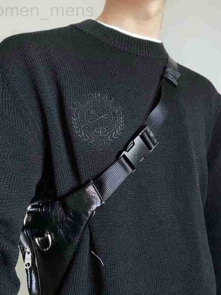 

men's polos designer 2023 early autumn new b family double layer overlap embroidery splice and women's sweater 860y, White;black