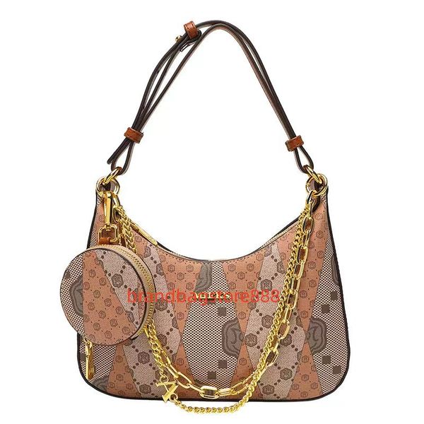 

the latest niche design female bag leather underarm bag big-name texture single shoulder crescent bag