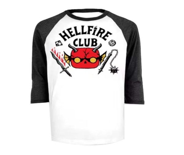 

stranger things hellfire club tshirt menwomen short sleeve clothing4543987, White;black