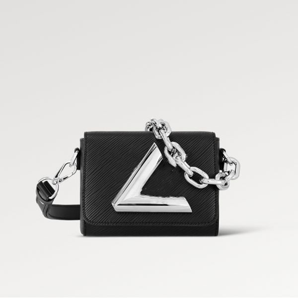 

explosion women's shoulder bag giant twist lock xl m22296 epi cowhide leather mirror flap large inside pocket silver-color hardware cou