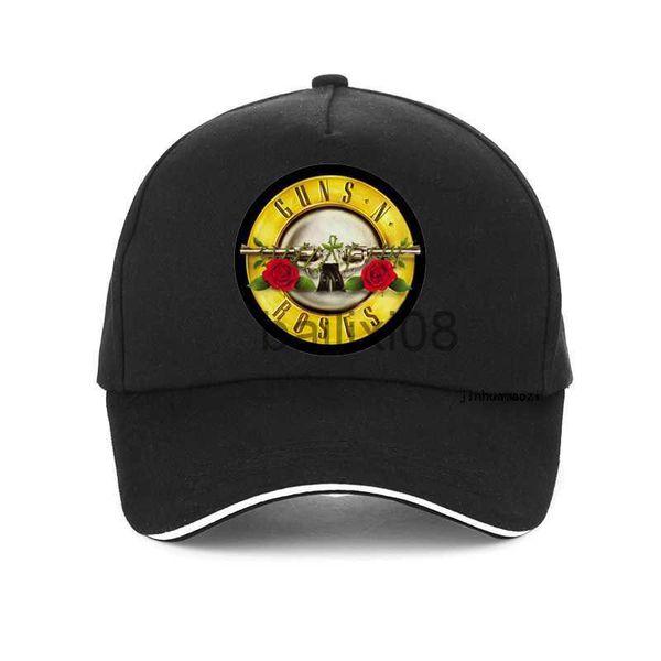 

ball caps men hard rock band guns n roses bullet men baseball cap summer women cotton rock band roses hats j230807, Blue;gray