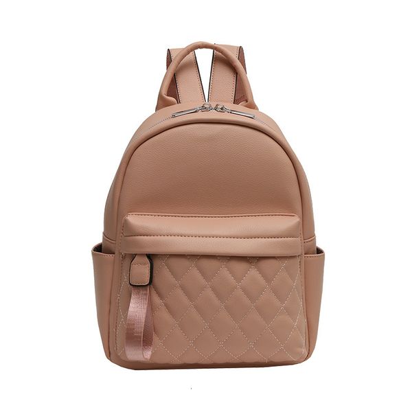 

school bags 2023 highcapacity rhombus embroidered backpack women's fashion pu bag multifunction 230807