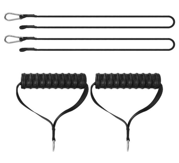 

pull down cables gym handles attachments for cable machines triceps arm strength extensions fitness home workout equipment resista4633677