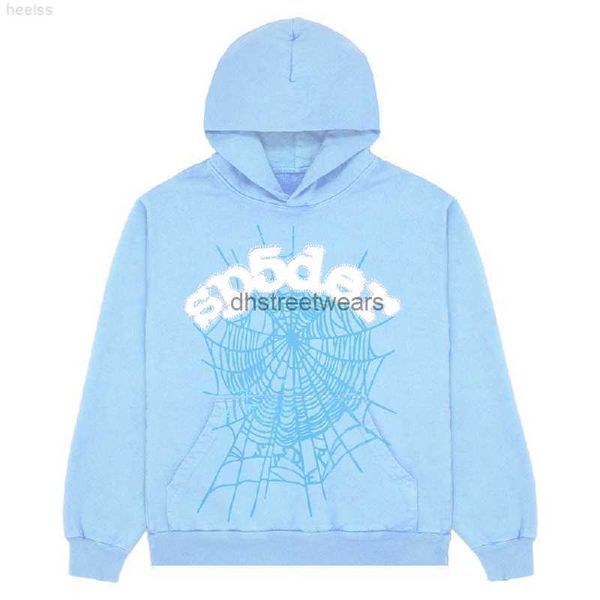 

men's hoodies sweatshirts sky blue spder hoodie men women hip hop young thug spider hoodie world wide sweatshirts print pullover 5g3k, Black