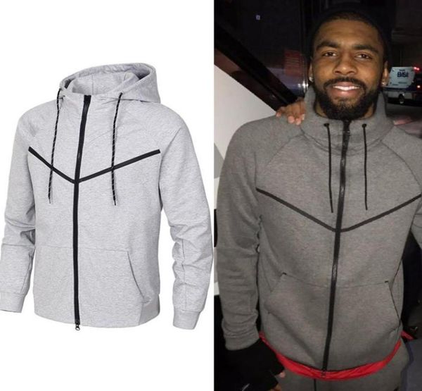 

autumn and winter sports leisure male hooded cotton sweater new fashion brand man039s coat plus size s3xl vnid8ke69039011, Black