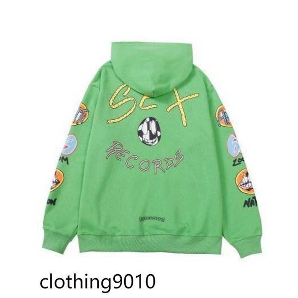 

men's designer hoodie designer spring sweatshirt hoodie ch long sleeve loose coat hoodie hoodie men and women can wear hip hop trend fa, Black