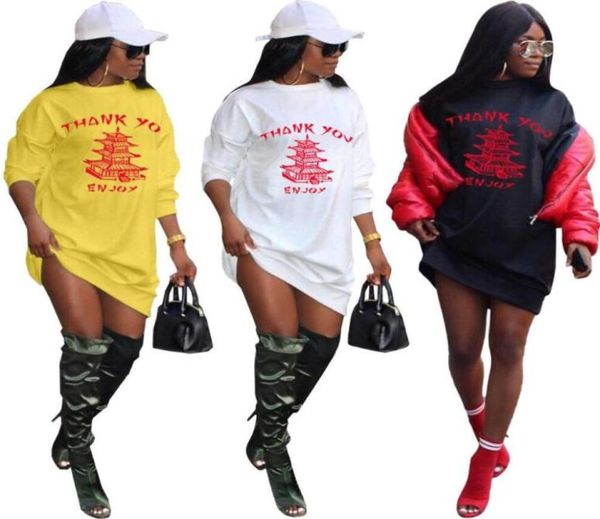 

autumn winter letter print women long sleeve tee slim dress dress streetwear classic fashion dresses set12790072536561357, Black;gray