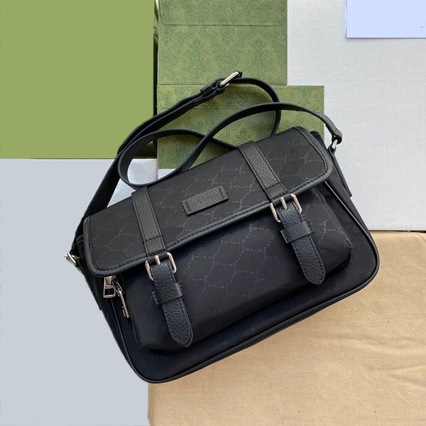 

large capacity messenger bag mens and womens fashion portable shoulder bag classic letter crossbody bag multi-function wallet card bag 51033