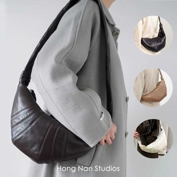 

lemaire bag designer crossbody bags cowhorn bun sheepskin french design praiseworthy dumpling bun women's leather handbags