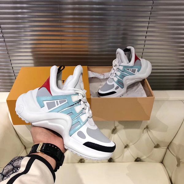 

designers speeds casual shoes platform sneaker men women tripler paris socks boots brand black white blue light ruby graffiti luxury 0807