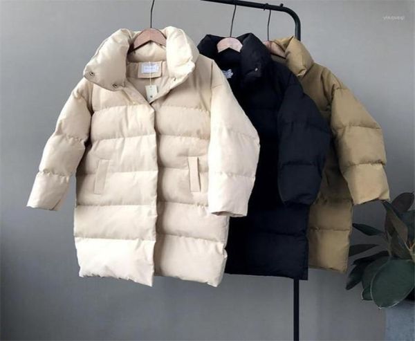 

women039s down parkas jacket women winter outerwear coats female long casual warm puffer parka15016177, Black