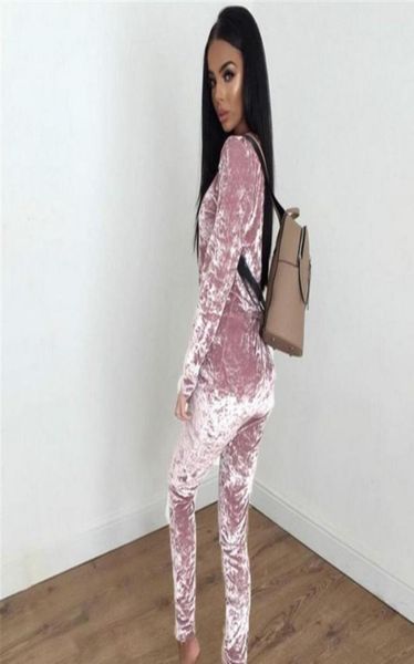 

women velvet two piece outfits winter warm suit sets online fashion trendy women casual long sleeve hoodies pants hiphop tracksu493952320, White
