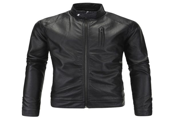 

whole 2017 classic style motorcycling pu leather jackets men slim male motor jacket men039s clothes chupas de cuero hombre9558608, Black;brown