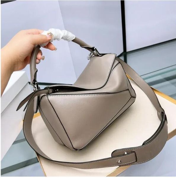 

fashion geometry shoulder bag designer lychee print handbag cowhide deformable embossement hobo tote bag tote bag mini jigsaw tote crossbody