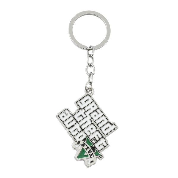 

anime boys drip oil metal ball bell keychain key ring accesssory, Blue