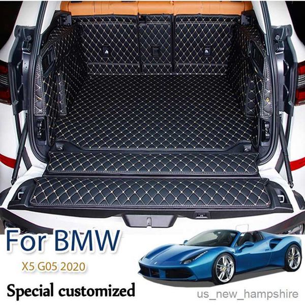 

trunk mat kualitas tinggi set lengkap mobil + tikar pintu belakang bmw g05 2020 bagasi tahan air karpet boot untuk x5 2019 r230808