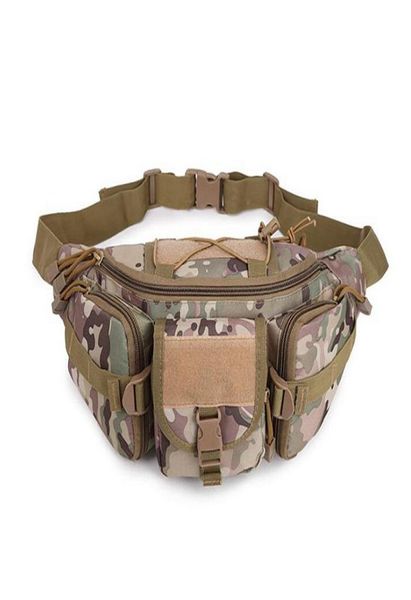 

600d oxford nylon tactical bag sports bags waist pack shoulder moe camping climbing hiking pouch camo blet bag1200928