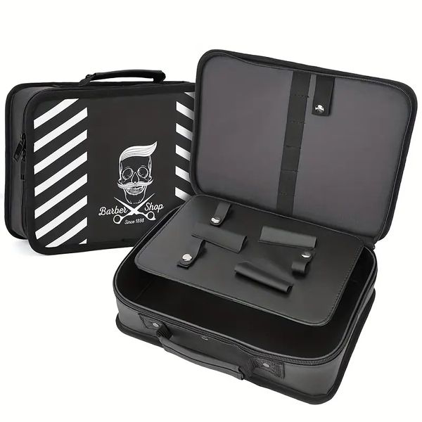 

stylish salon hairdressing bag - multi-functional storage for haircut scissors, clippers, combs & more