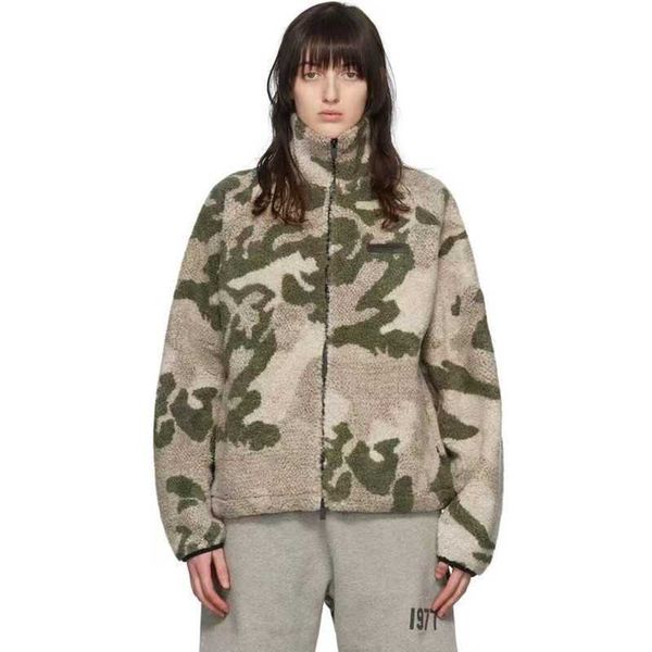 

cashmere stand collar zipper coat double thread esential thickened american street fashion loose 22 autumn and winter, Black;brown