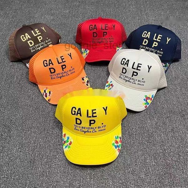 

fashion summer designer patch embroidery mens ball caps casual galleryes lettering curved dept brim baseball cap letters hat printing995r, Blue;gray