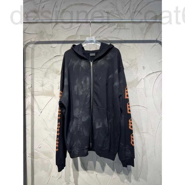 

women's hoodies & sweatshirts designer 23ss high edition b family summer new couple loose casual fashion versatile hooded sweater p5s7, Black