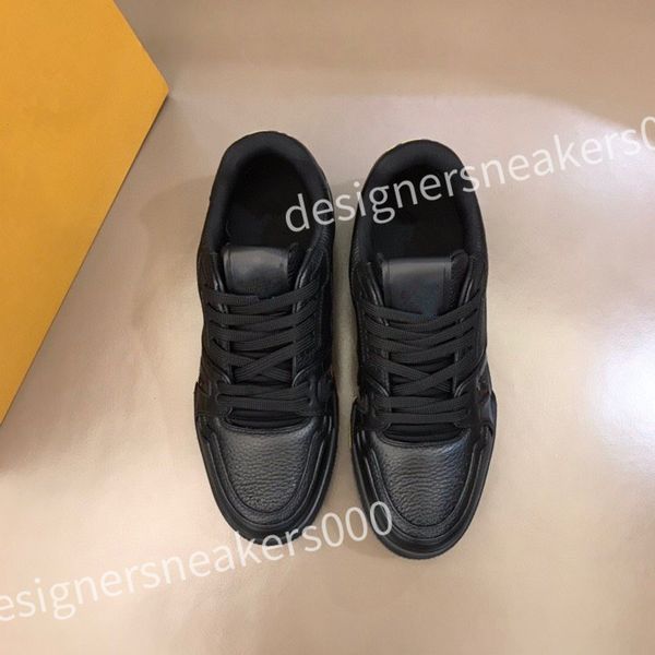 

luxurys designer skate sneaker virgil casual shoes calfskin leather abloh black white blue leather overlays rd0804