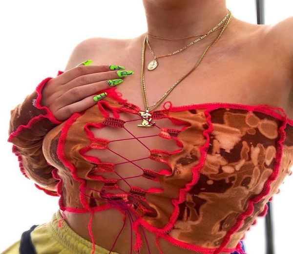 

summer clothes for women vintage y2k dye off shoulder streetwear female hollow out tassel knit crop temperament casual women4298601, White