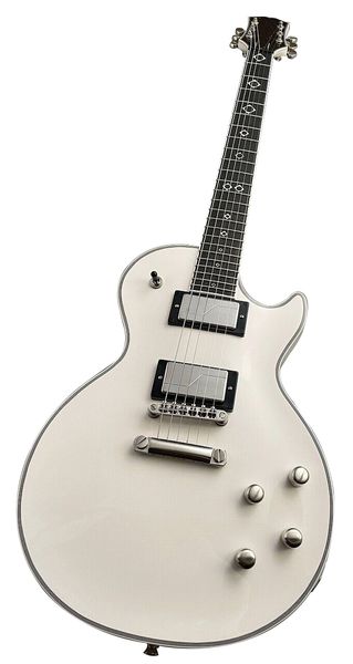 

jerry cantrell paul custom prophecy bone white electric guitar