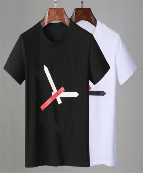 

2021 famous mens summer t shirts classic printed tees streetwearfashion men cotton tshirt casual short sleeve m3xl t22631749, White;black