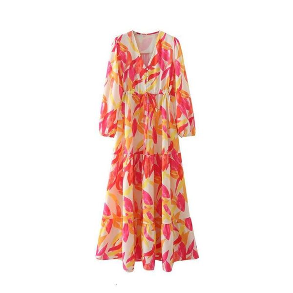

autumn wind women womens multicolored print long sleeve dress, Black;gray