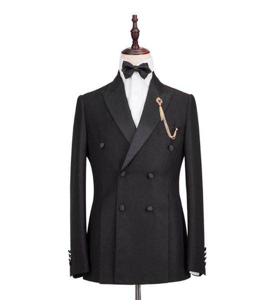 

2020 mens suits highquality slim fit peaked lapel wedding tuxedos prom man new designsblazerpantsvest constume homme7127830, White;black