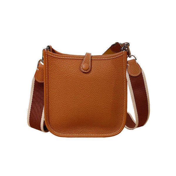 

designer bags hemrres high end layer tc cowhide bucket bag evelynn genuine leather women's h hollow out one shoulder mini small crossbo