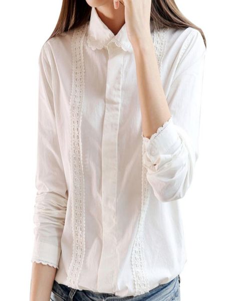 

white blouse women039s shirt 2018 new summer style long sleeve embroidery casual loose beach office blusas femininas 74726317448