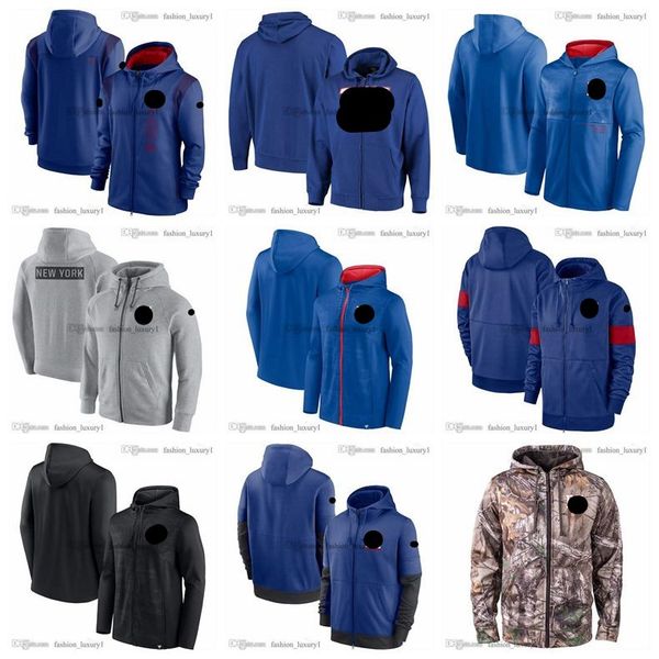 

mens new york''giants''football jacket autumn and winter hooded zippers hoody sweatshirt sweater cotton pullover hoodies, Black;brown