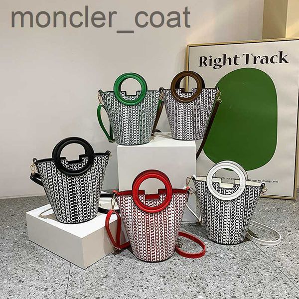 

trendy 2023 new letter bucket bag commuter one shoulder crossbody bag fashion style carrying bag