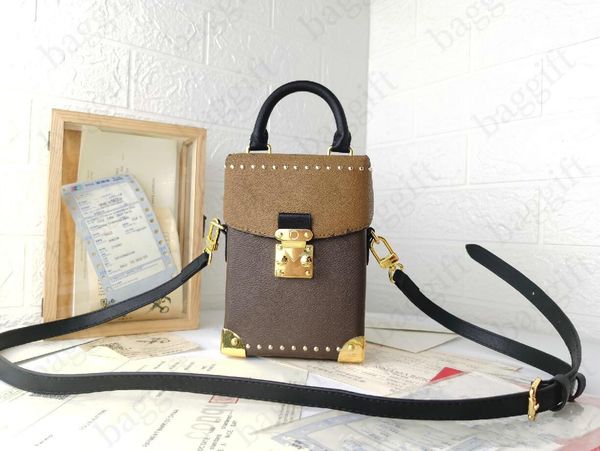 

m82465 camera box mini trunk bag handle handbag designer luxury purse wallet womens cross body