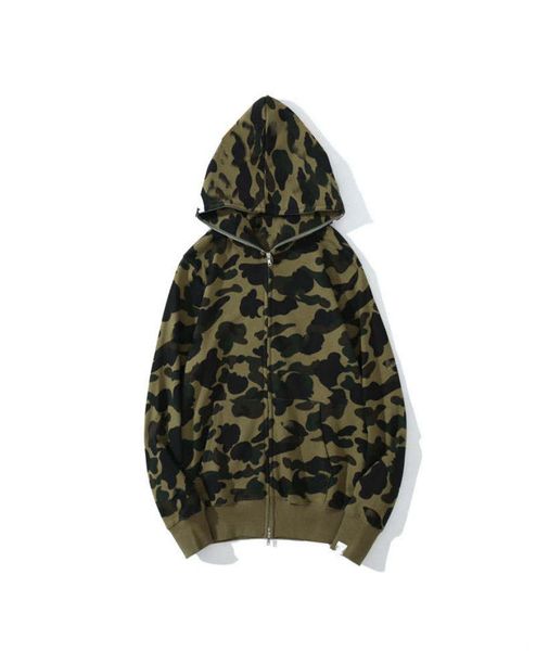 

hoodie jaw bathing camouflage ape camo full zipper sweats coat herren jackets men2531795, Black