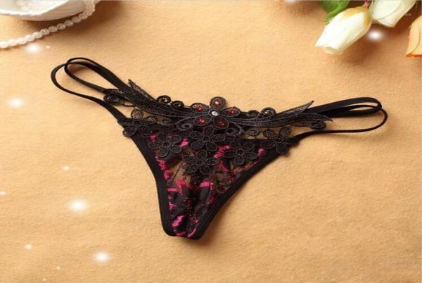 

women039s panties women lace thongs erotic underwear girl g string intimates bandage belt t briefs11801234, Black;pink