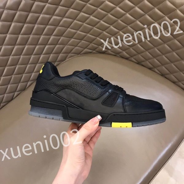 

2023 luxurys beverly shoes black embossed grained calf leather classics sneakers lightweight outsole mens youth fashion shoe rd0804