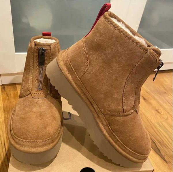 

neumel boot classic ultra mini snow boots zipper tazz slippers australia chestnut tasman slipper dealworld australian warm low medium boot s, Black